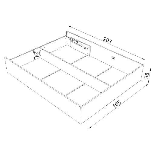 Легло Integra M01 160x200 с повдигащ механизъм — снимка 4