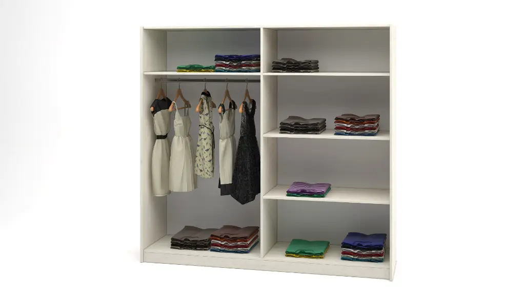 Wardrobe Agata WCO + AG- opened.webp