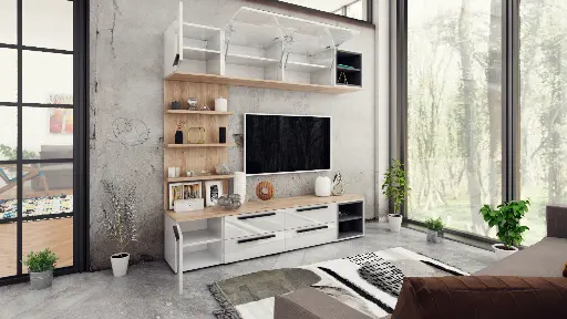 Kiara M10- етажерка (златен дъб харбър) — снимка 4