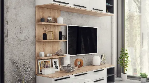 Kiara M10- етажерка (златен дъб харбър) — снимка 3