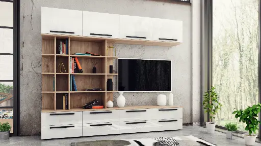 Kiara M11- етажерка (златен дъб харбър) — снимка 2