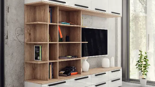 Kiara M11- етажерка (златен дъб харбър) — снимка 3
