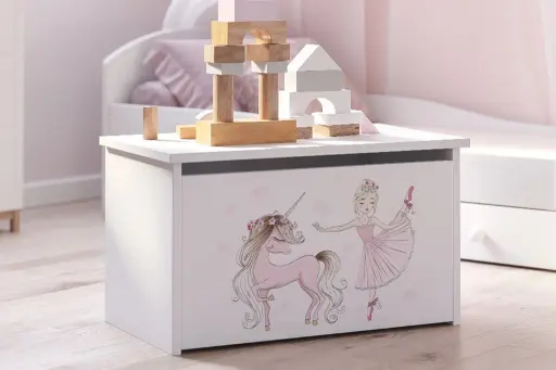 Детски шкаф Daria с принт (unicorn and girl) — снимка 2