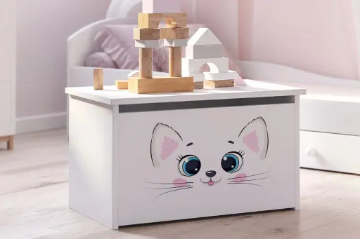 Детски шкаф Daria с принт (kitten) — снимка 2