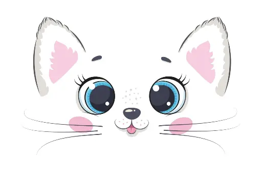 Детски шкаф Daria с принт (kitten) — снимка 3