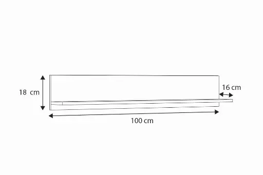 Полица Shelf (бяло) — снимка 4