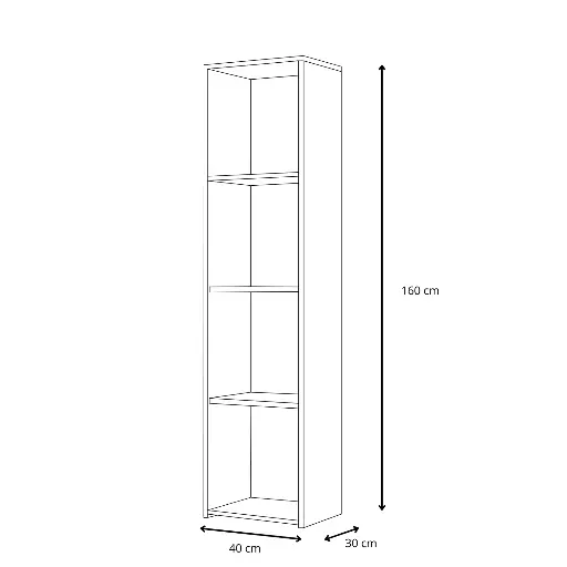 Етажерка Loni (40, артисан) — снимка 4