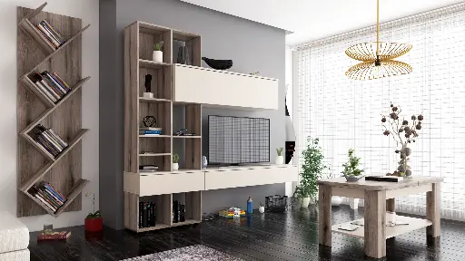 Етажерка Whitney M02 (дъб фосил евоук) — снимка 2