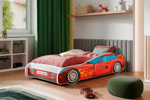 Детско легло AUTO 4х4 с матрак (4x4, 140 х 70 см) — снимка 3