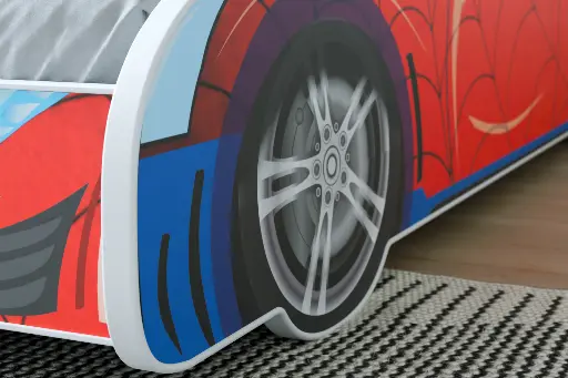 Детско легло AUTO 4х4 с матрак (spider, 140 х 70 см) — снимка 4