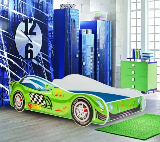 Детско легло AUTO 4х4 с матрак (speed, 160 х 80 см) — снимка 2