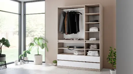 МС Moderato M06 - трикрил гардероб с чекмеджета с промяна на цвят — снимка 11