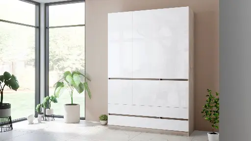 МС Moderato M06 - трикрил гардероб с чекмеджета с промяна на цвят — снимка 10