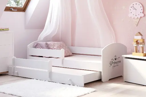 Детско двойно легло LUK II 160 x 80 с 2 матрака и различни мотиви (princess) — снимка 2