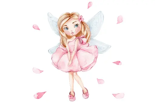 Детско легло FALA с парапет и чекмедже с различни мотиви (140 х 70 см, girl with wings) — снимка 4