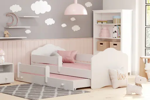 Двойно легло FALA II 160x80 - Бяло — снимка 3