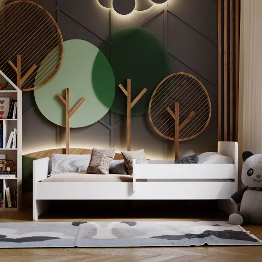 Единично легло Max с парапет (160 х 80 см) — снимка 3