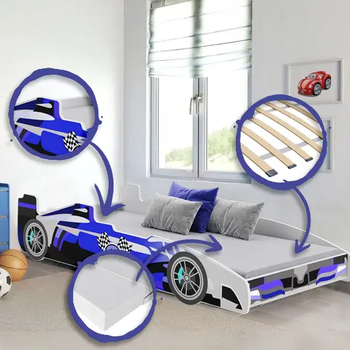Детско легло Formula с различни мотиви (f25 blue) — снимка 2