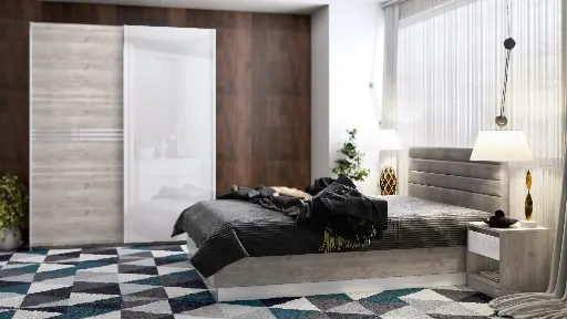 Спален комплект Modern II- SetMo2160MWGOC — снимка 5