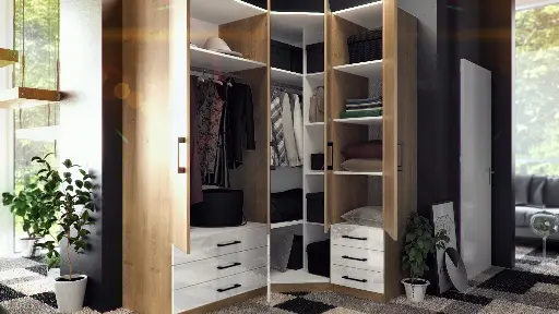 Ъглов гардероб Integra Plus — снимка 3