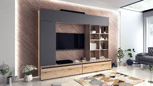 Секция Verdana (крайбрежен дъб + антрацит) — снимка 2