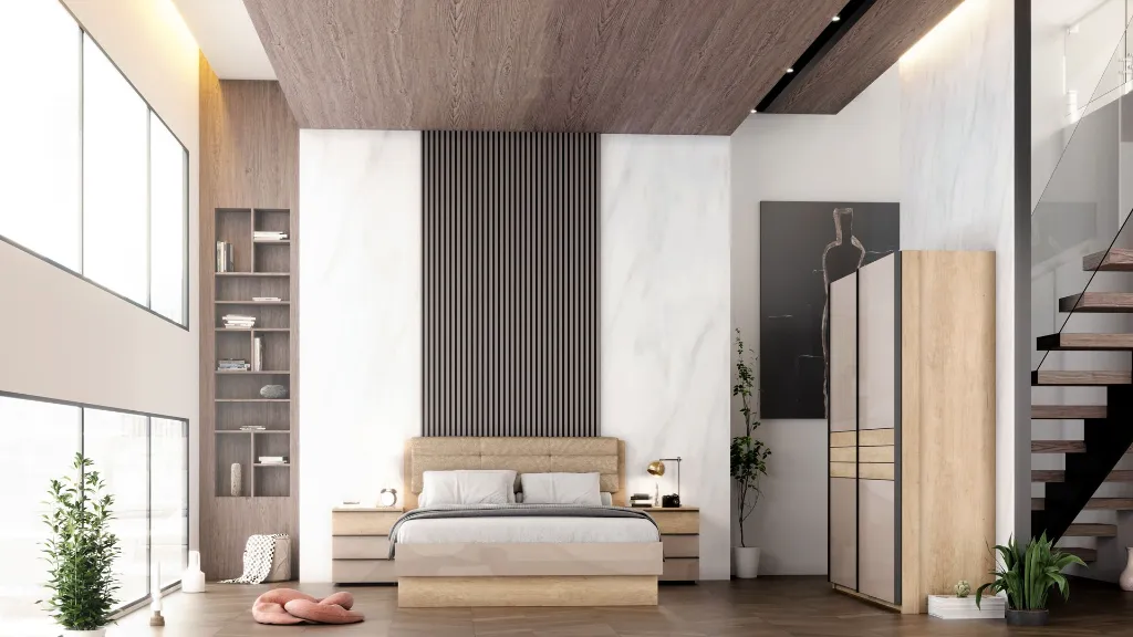 Спален комплект Arson 2 дъб небраска H3331 ST10 Egger - cam01.webp