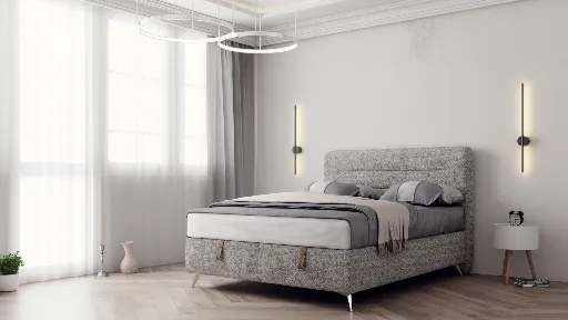 МС Moderato М18 - тапицирано легло (160 х 200 см) — снимка 3