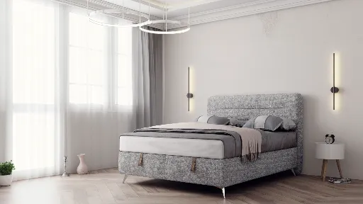 МС Moderato М18 - тапицирано легло (160 х 200 см) — снимка 7