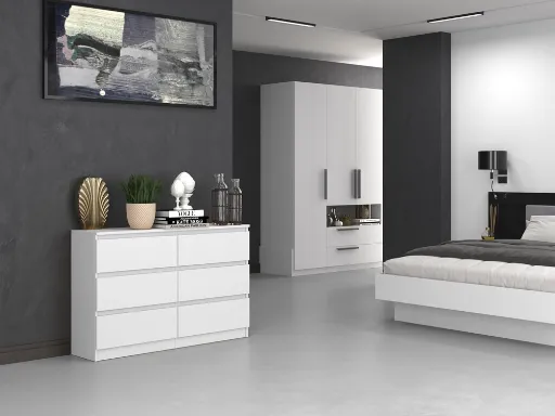 Скрин MALMO M6 120 см (бяло) — снимка 9