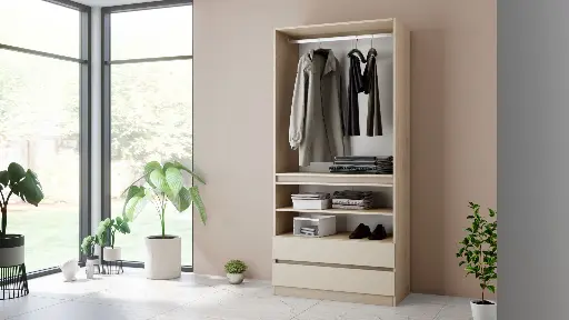 МС Moderato М05 с избор на декори - двукрилен гардероб с чекмеджета — снимка 9
