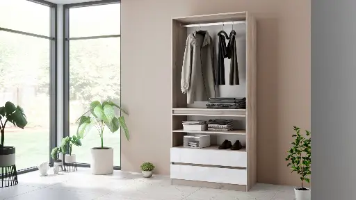 МС Moderato М05 с избор на декори - двукрилен гардероб с чекмеджета — снимка 12