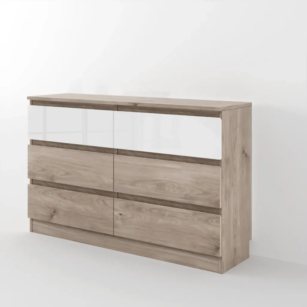 Скрин с 6 чекмеджета Modern M18 120 см