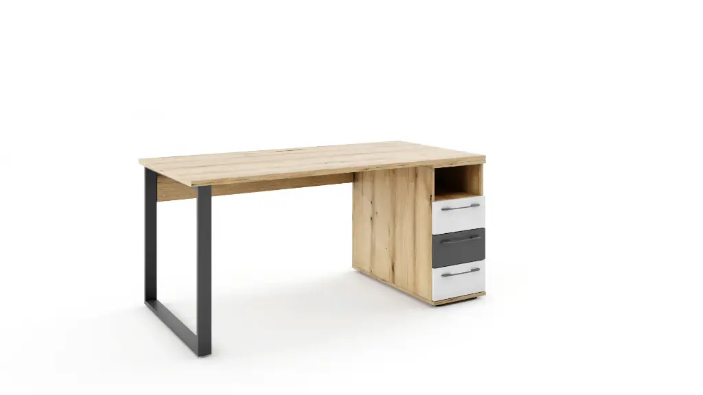 [1347] Sentinel M02- бюро (coast evoke oak + ML MDF + DG MDF, L, 138)