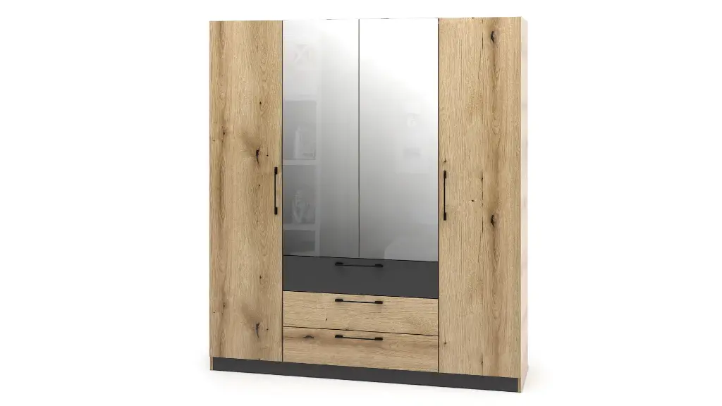 [003499] Гардероб Pulsar (coast evoke oak + antrhacite, 165)