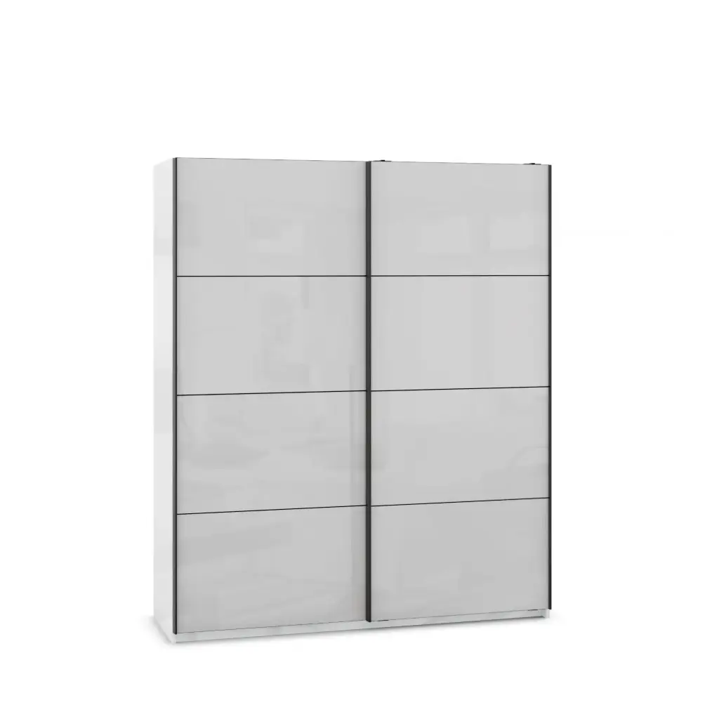 [004155] Гардероб SLine 01 (cool grey + trend gloss MDF, 140, V01)