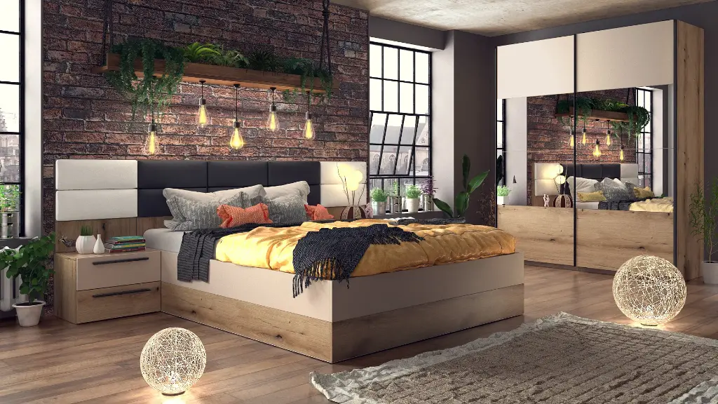 [002052] Спален комплект Zanardi A (coast evoke oak + champagne)