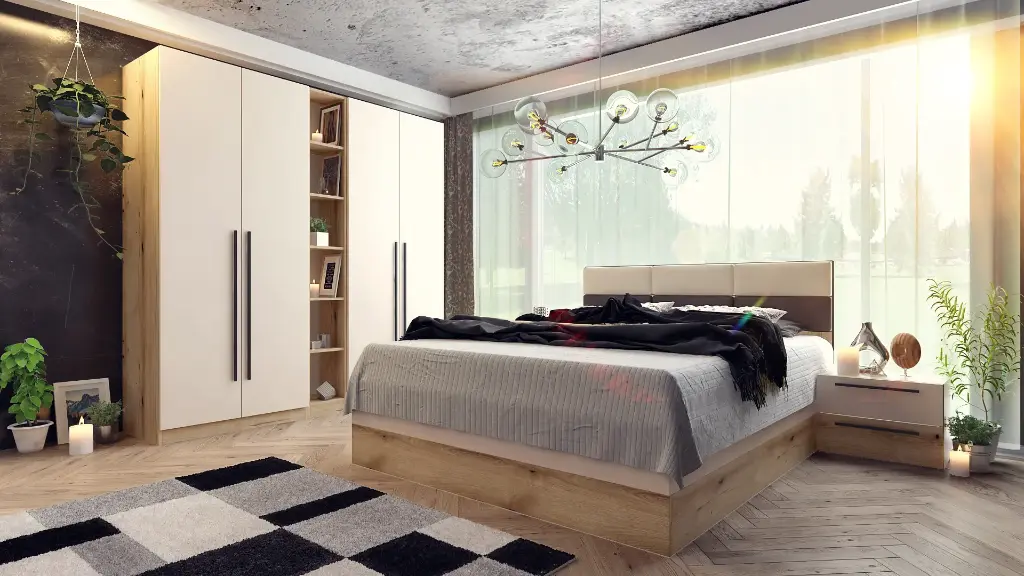 [002054] Спален комплект Zanardi C (coast evoke oak + champagne)