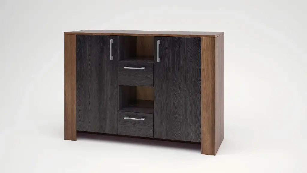 [1265] МС Bronx M02- шкаф (brandy castello oak + carbon wood)