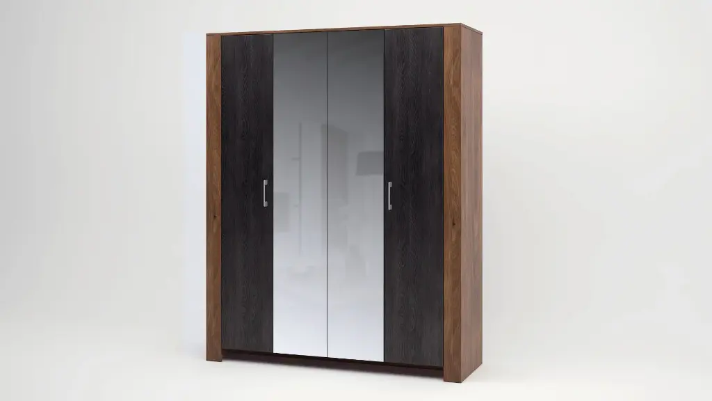 [1283] Bronx M08- гардероб (brandy castello oak + carbon wood)