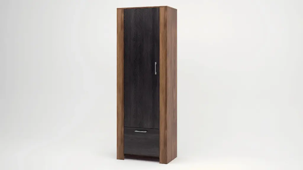 [1304] МС Bronx M13 - гардероб еднокрил (brandy castello oak + carbon wood)