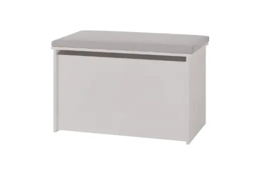 Детски шкаф Daria с мека седалка (light grey)