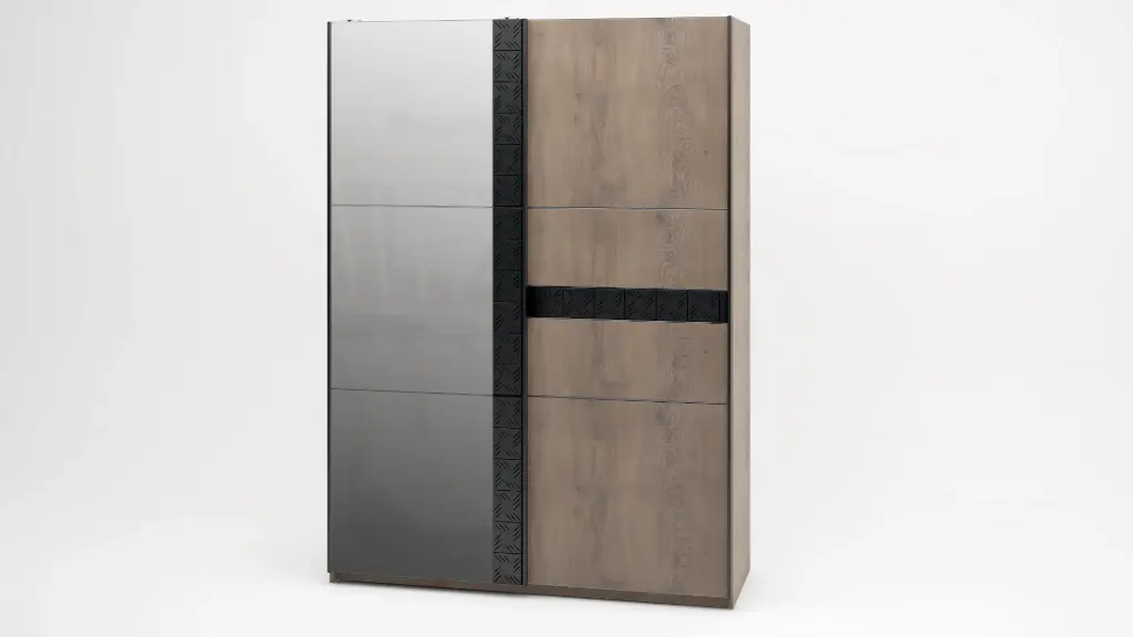 [009057] Гардероб Modena (canollo cremona oak + soft black, 160)