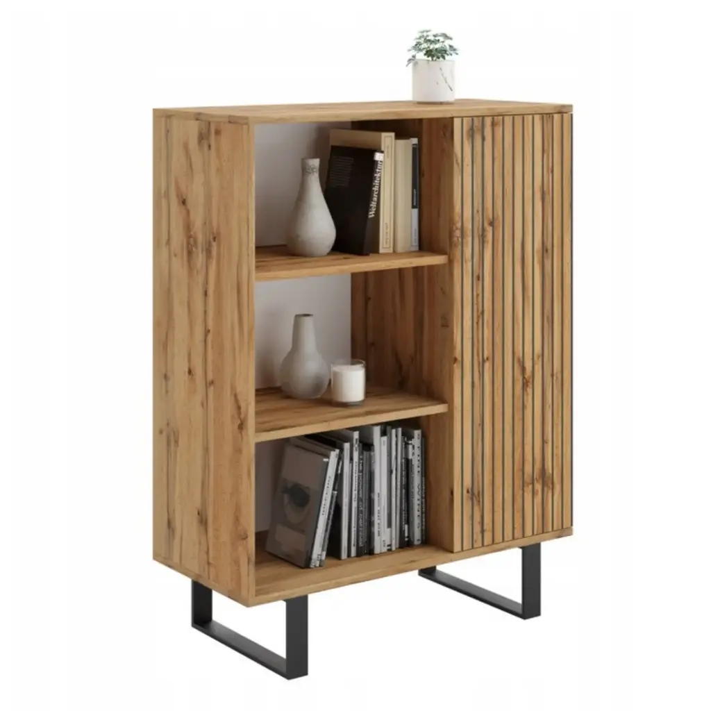 FONDI скрин с рафтове, метални крака