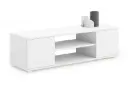 ТВ шкаф Focus с пластмасови крака 155 см бял
