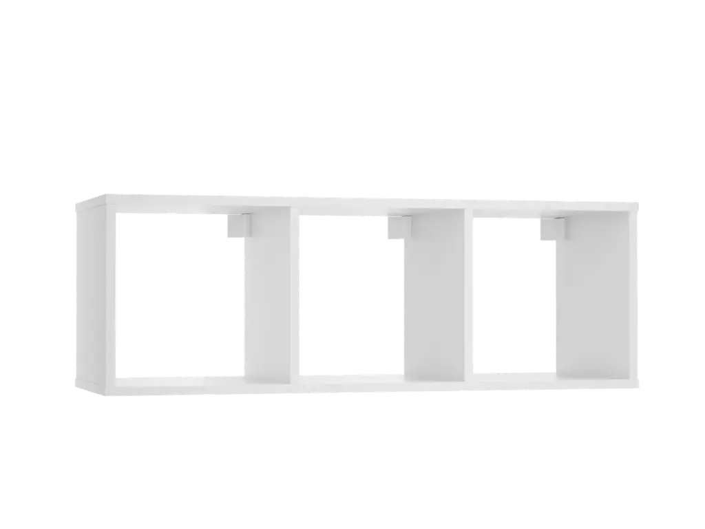 Етажерка Modus тройна бяла