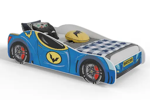 Детско легло AUTO 4х4 с матрак (batman, 160 х 80 см)
