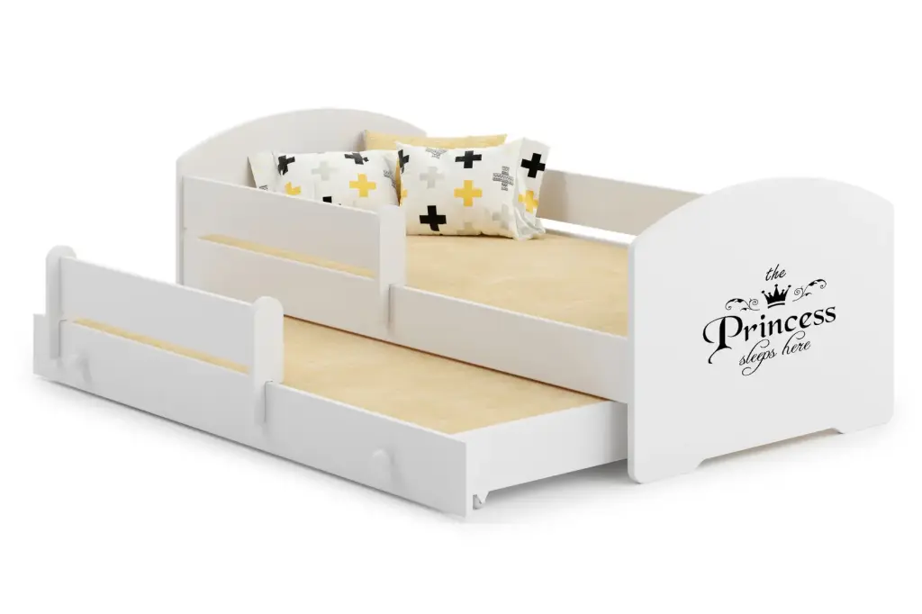 Детско двойно легло LUK II 160 x 80 с 2 матрака и различни мотиви