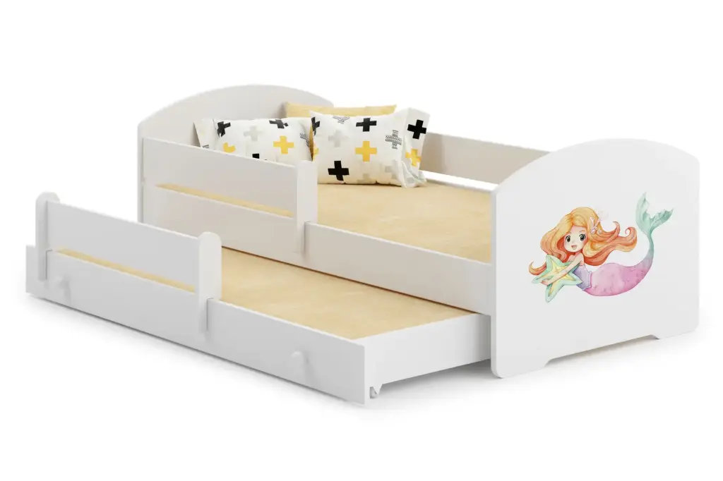 Детско двойно легло LUK II с разтегателен механизъм с различни мотиви