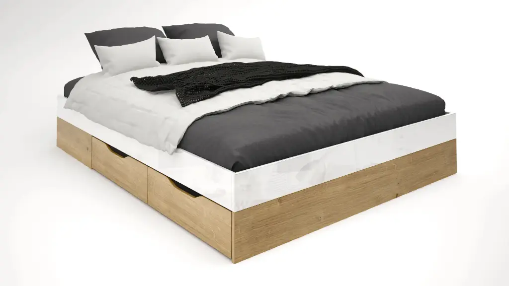 [010581] МС Integra Egger M02 - легло  с чекмеджета160/200 