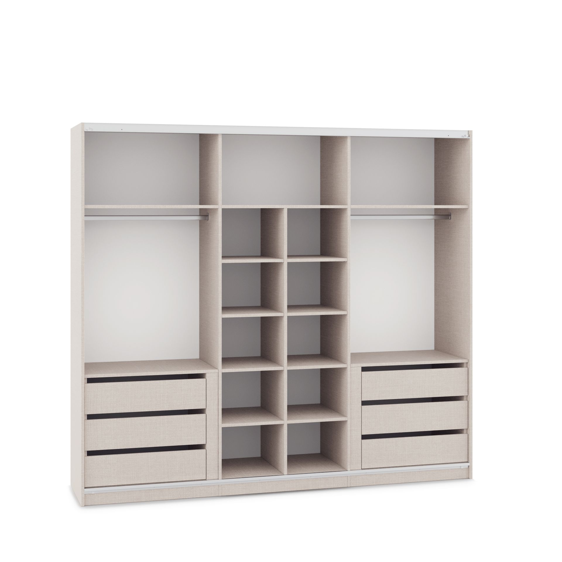 wardrobe interior arrangement: V12